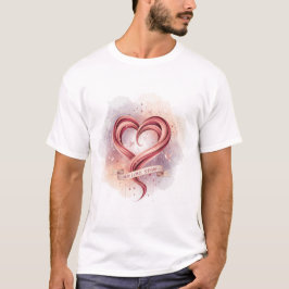 Our Love Story – Romantic Heart Design Tシャツ