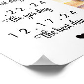 Our Love Story Special Datesタイムライン結婚のサイン ポスター (角)