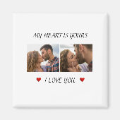Our Love Story Valentine Magnet Photo & Text マグネット (正面)