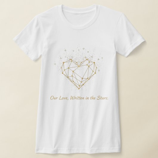 Our Love Written in the Stars T-Shirt - Geometric Tシャツ (レイダウン)