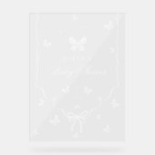 Our Lovely One Baby Shower アクリルサイン (正面)