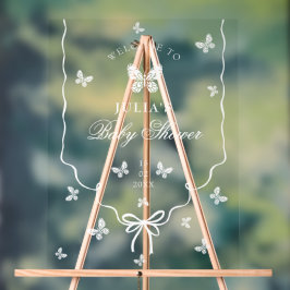 Our Lovely One Baby Shower アクリルサイン