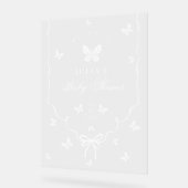 Our Lovely One Baby Shower アクリルサイン (傾斜)