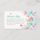 Our Lovely One Baby Shower エンクロージャーカード (正面)