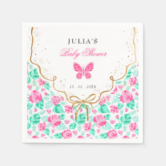 Our Lovely One Baby Shower スタンダードカクテルナプキン