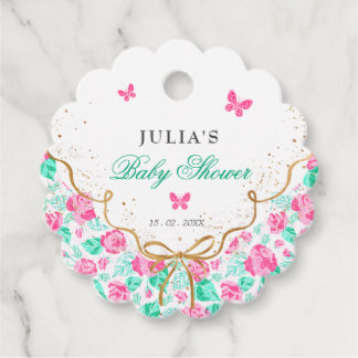 Our Lovely One Baby Shower フェイバータグ