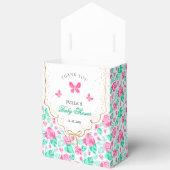 Our Lovely One Baby Shower フェイバーボックス (見開き)