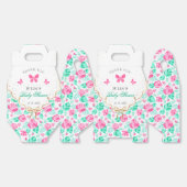 Our Lovely One Baby Shower フェイバーボックス (見開き)