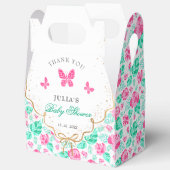 Our Lovely One Baby Shower フェイバーボックス (見開き)