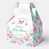 Our Lovely One Baby Shower フェイバーボックス (裏面)