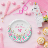 Our Lovely One Baby Shower ペーパープレート (パーティー)