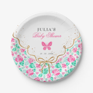 Our Lovely One Baby Shower ペーパープレート