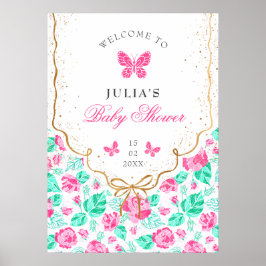 Our Lovely One Baby Shower ポスター