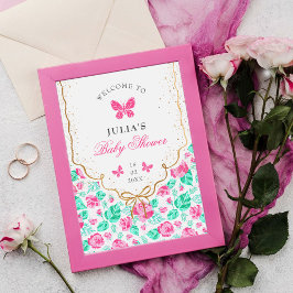 Our Lovely One Baby Shower ポスター