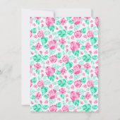 Our Lovely One Baby Shower Invitation 招待状 (裏面)