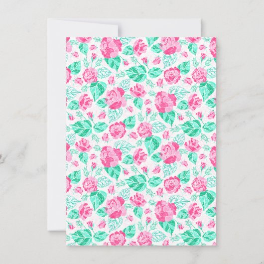 Our Lovely One Baby Shower Invitation 招待状 (裏面)