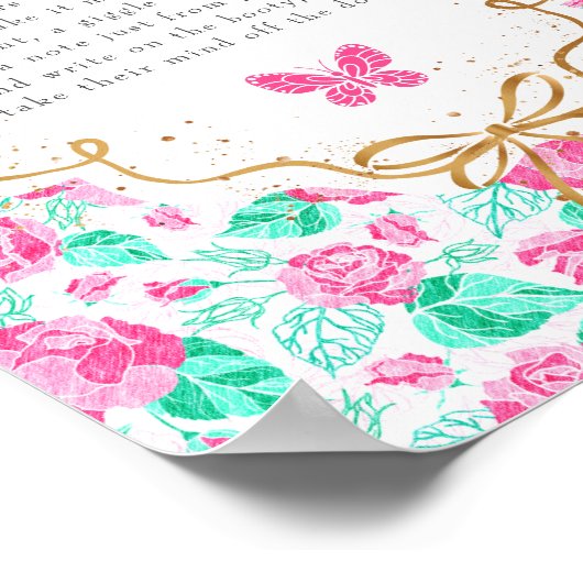 Our Lovely One Late Night Diapers Game Sign ポスター (角)