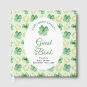 Our Lucky Charm St Patrick's Baby Shower ゲストブック (正面)