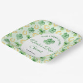 Our Lucky Charm St Patrick's Baby Shower ペーパープレート (傾斜あり)