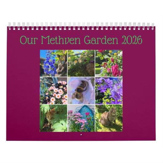 Our Methven Garden Calendar 2026 カレンダー (カバー)