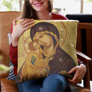 Our Mother of Perpetual Help with Baby Jesus クッション