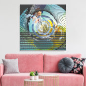 "Our Native Land" 24" x 24" キャンバスプリント (インサイチュ (リビング))