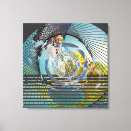 "Our Native Land" 24" x 24" キャンバスプリント