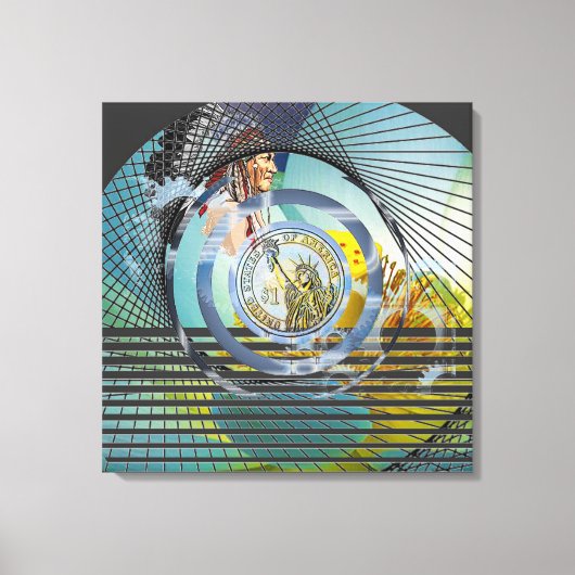 "Our Native Land" 24" x 24" キャンバスプリント (正面)