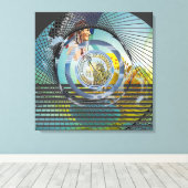 "Our Native Land" 24" x 24" キャンバスプリント (インサイチュ (ウッドフロア))