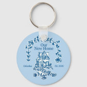 Our New Home graphic keychain キーホルダー (正面)
