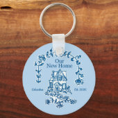 Our New Home graphic keychain キーホルダー (正面)