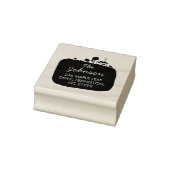 Our New House Address Announcement Garden ラバースタンプ (スタンプ)