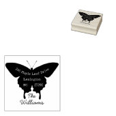 Our New House Announcement Cute Return Address ラバースタンプ (押印)