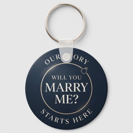 Our Next Chapter Personalized Love Keepsake キーホルダー (正面)