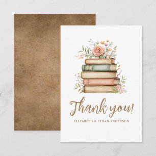 Our Next Chapter Storybook Baby Shower Thank You サンキューカード