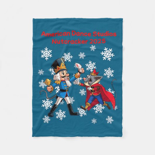 Our Nutcracker 2025  フリースブランケット (正面)