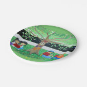 「Our Peace Tree」紙プレート ペーパープレート (アングル)