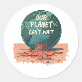 Our Planet Can’t Wait – Climate Action ラウンドシール