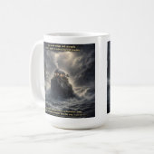 Our refuge & strength コーヒーマグカップ (正面左)