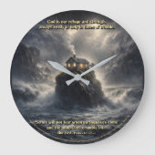 Our refuge & strength ラージ壁時計 (正面)