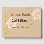 Our Rose Gold Wedding guest book ゲストブック (正面)