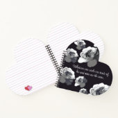 Our Souls Are the Same Goth Aesthetic White Rose  ノートブック (内部)