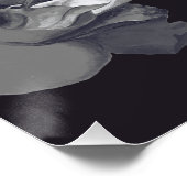 Our Souls Are the Same Goth Aesthetic White Rose  ポスター (コーナー)