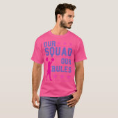 Our Squad Our Rules チアリーディング Tシャツ (正面フル)