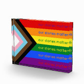 Our Stories Matter Gay Pride Intersection Rainbow フォトブロック (右)