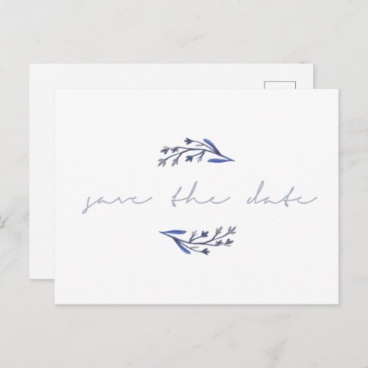 OUR STORY日付はがきを保存 案内ポストカード (正面/裏面)