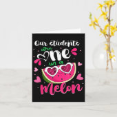 Our Students Are One In A Melon Teacher Watermelon カード (黄色い花)