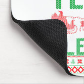 Our Team Sleighs Christmas Reindeers Santa's  マウスパッド (コーナー)