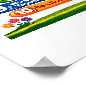 Our Ten Classroom Values – 11x17 Landscape Poster ポスター (角)