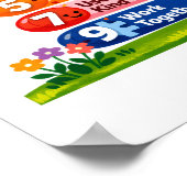 Our Ten Classroom Values – 12×18 Landscape Poster ポスター (角)